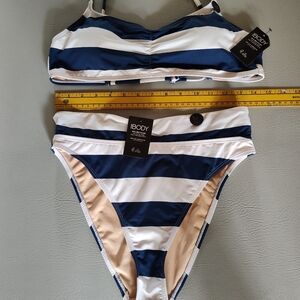 Striped bikini